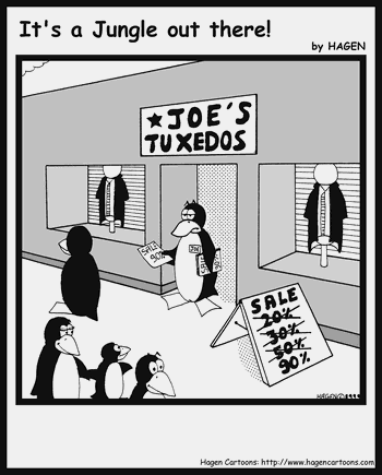 Penguin, Joe's Tuxedos