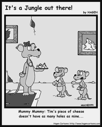 Cartoon, Mouse, Cheese